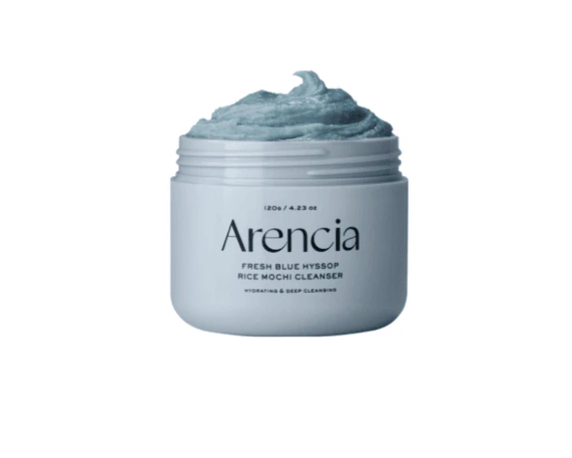 Fresh Blue Hyssop Rice Mochi Cleanser - Arencia