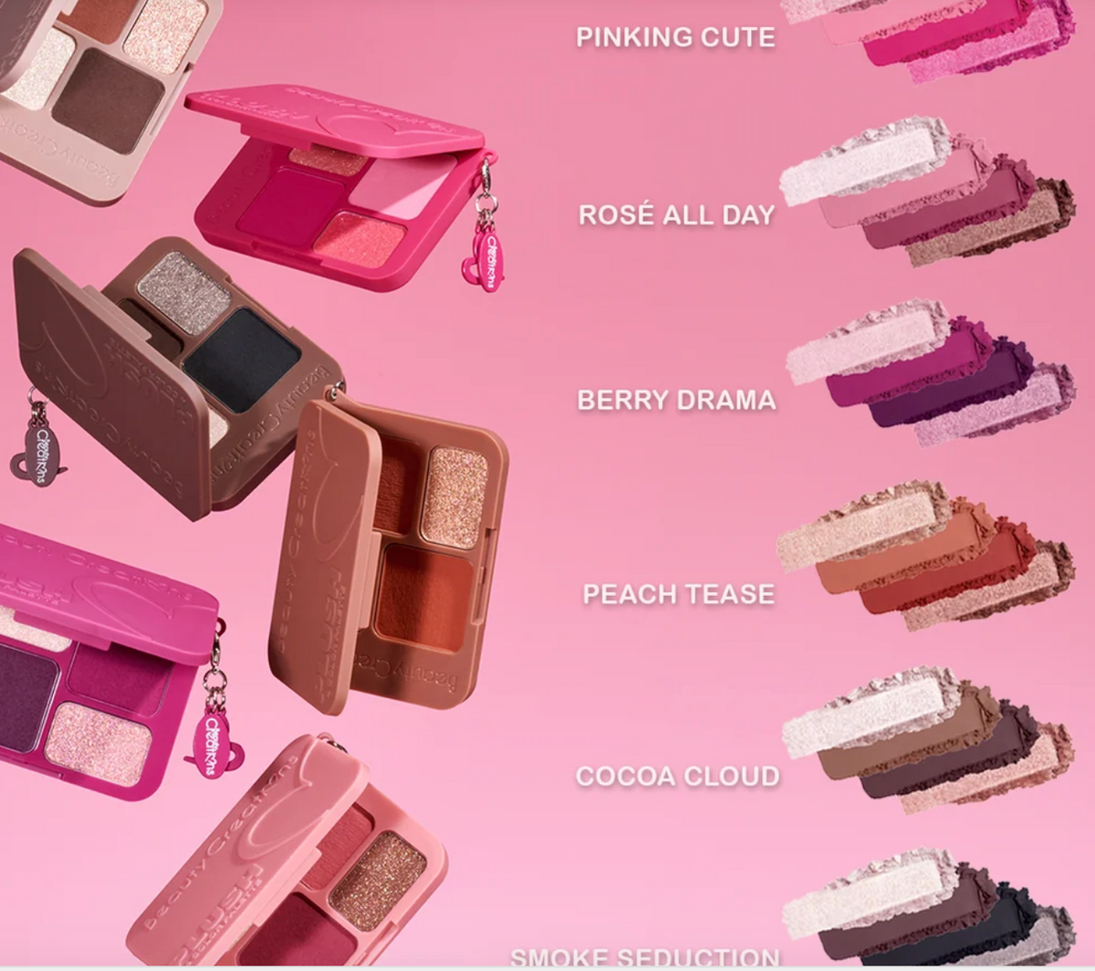 Plush | Sombras Para Ojos Paleta De Colores - Beauty Creations
