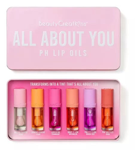 All About You Set de 6 pz PH Lip Oil PR - Beauty Creations