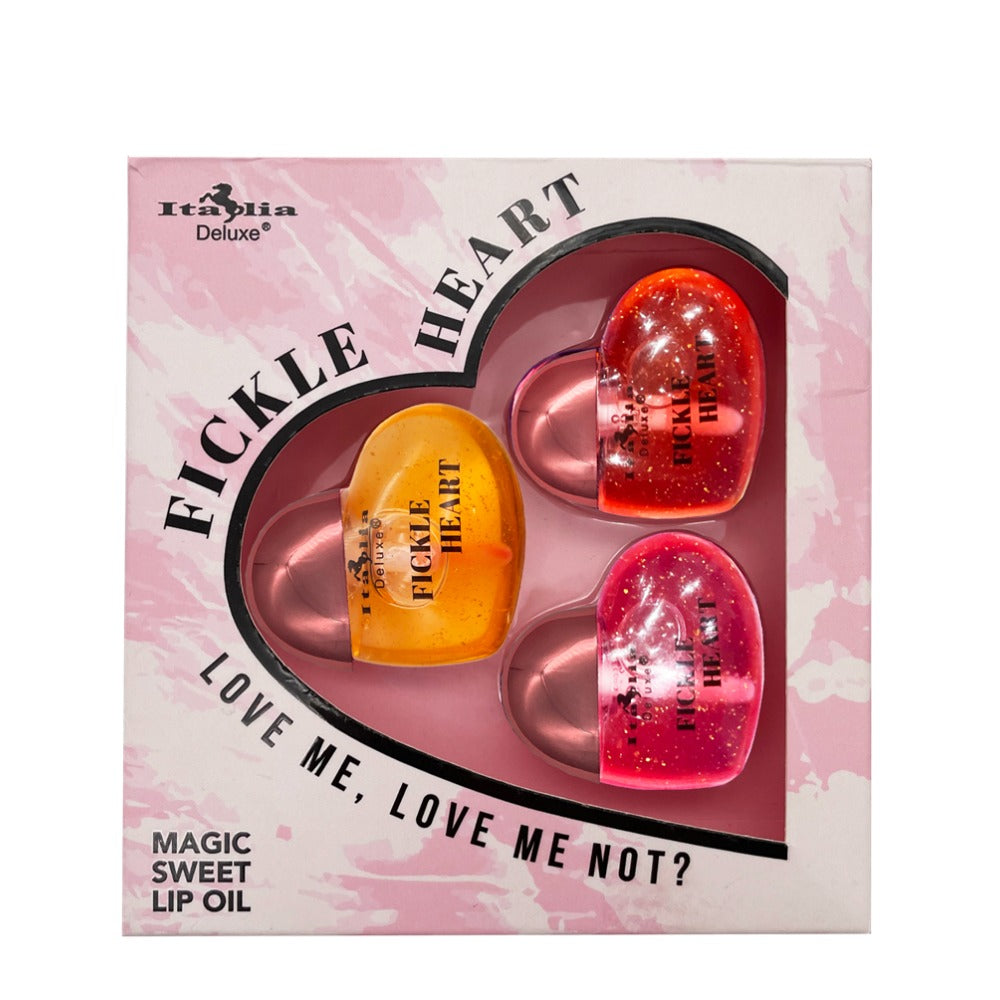 Fickle Heart Magic Sweet Lip Oil Set 3 Pzas - Italia Deluxe