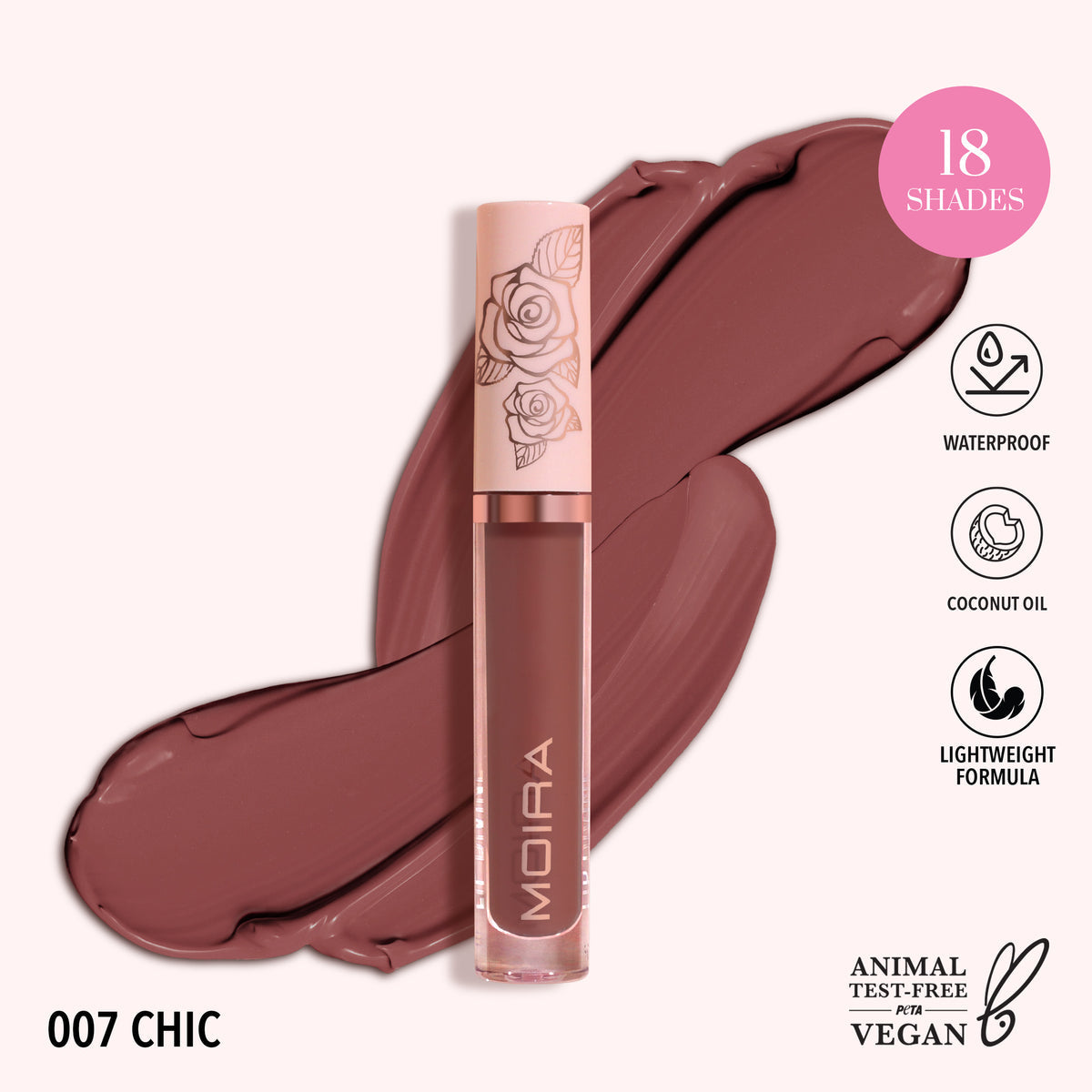 Lip Divine “Chic 07” Matte Liquído Moira