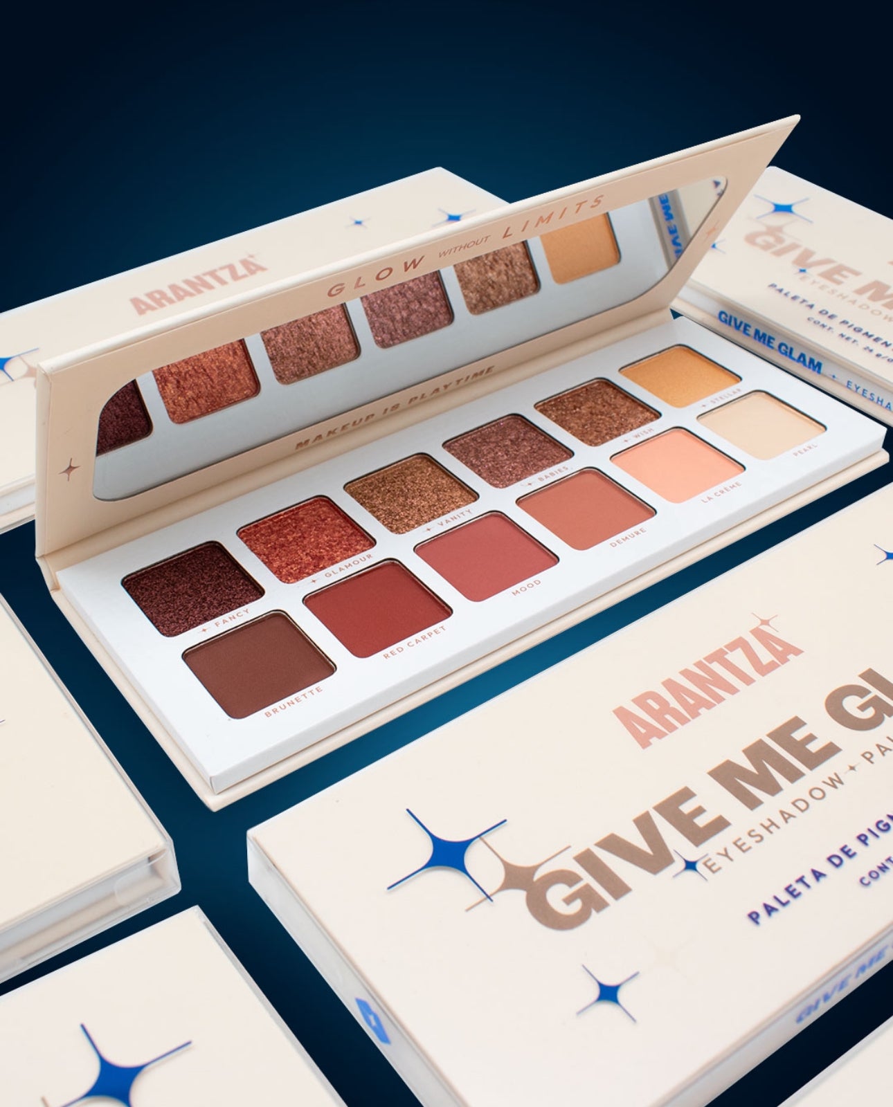 Paletas de Sombras - Shape Me & Give me Glam