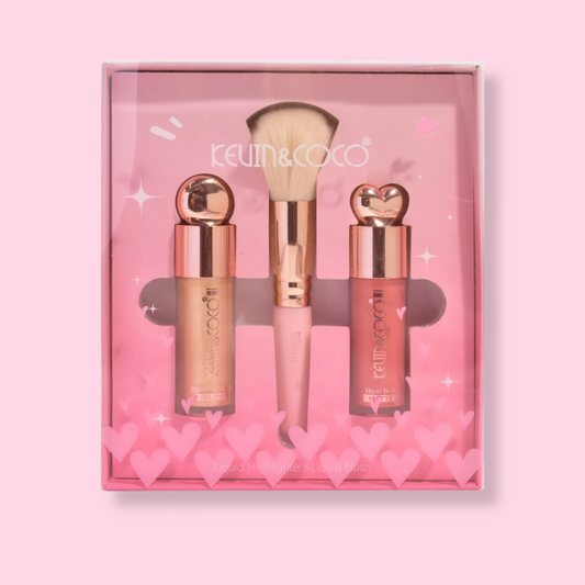 Cheek Glow Blush & Highlighter - Kevin & Coco