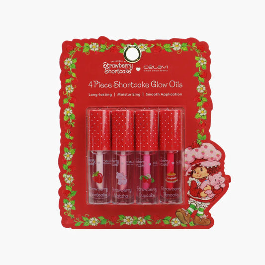 Set de 4 Lip Oil Strawberry Shortcake - Celavi