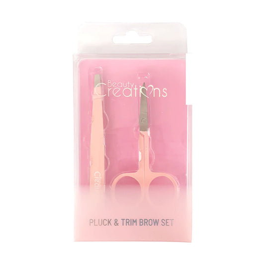 Set Pinza y Tijera para Cejas - Beauty Creations