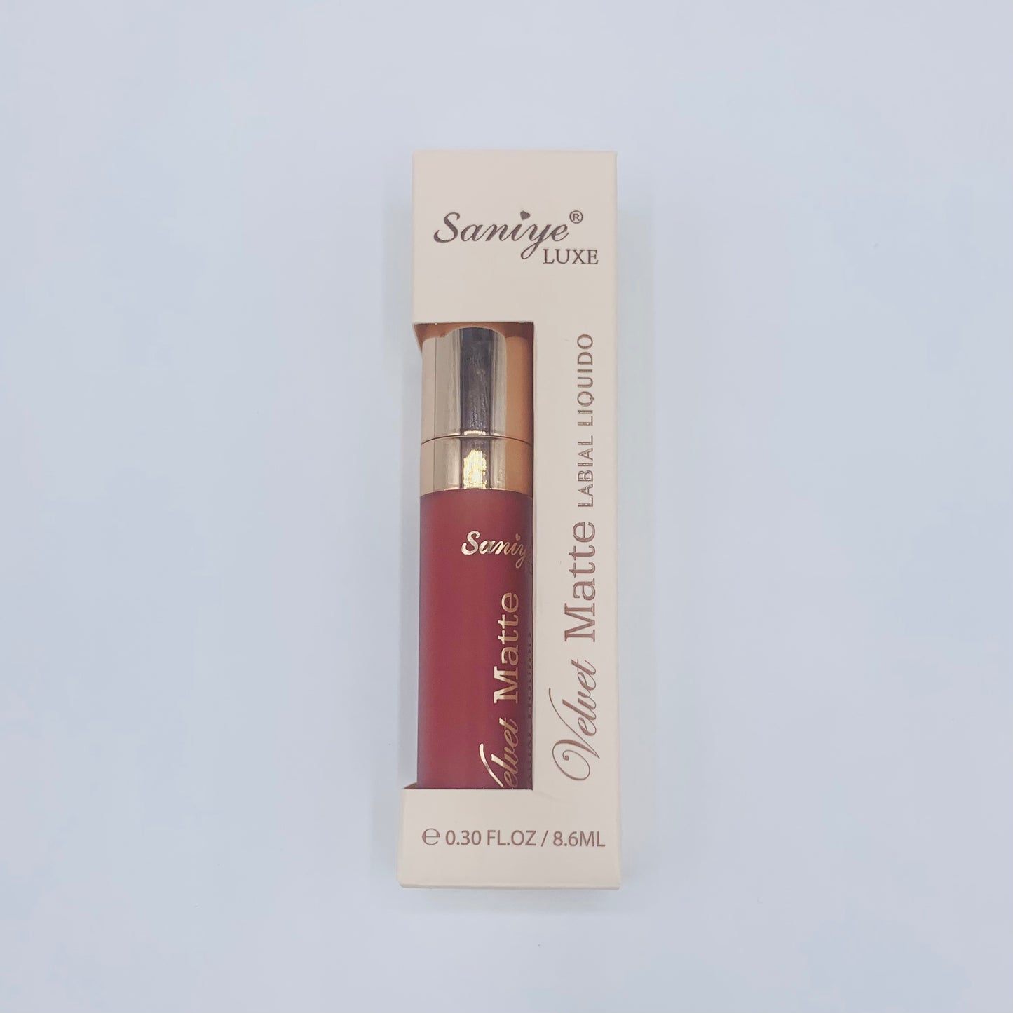 Labial Líquido Velvet Matte Tono 01 - Saniye