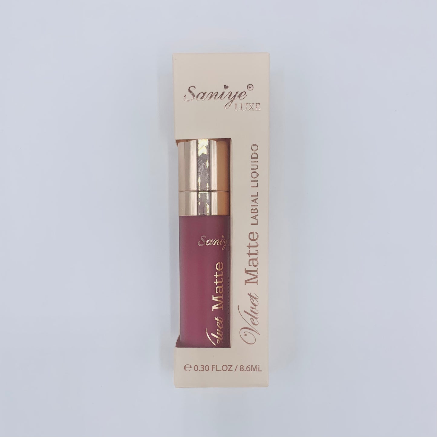 Labial Líquido Velvet Matte Tono 02 - Saniye